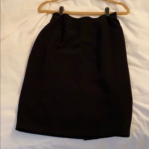 Black pencil skirt